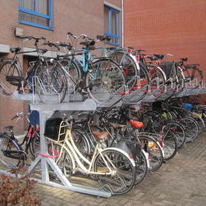 Etagerekken om fietsen in te parkeren