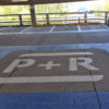 Wegmarkeringen P+R symbool