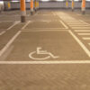 Markeringen parkeergarage invalidesymbool